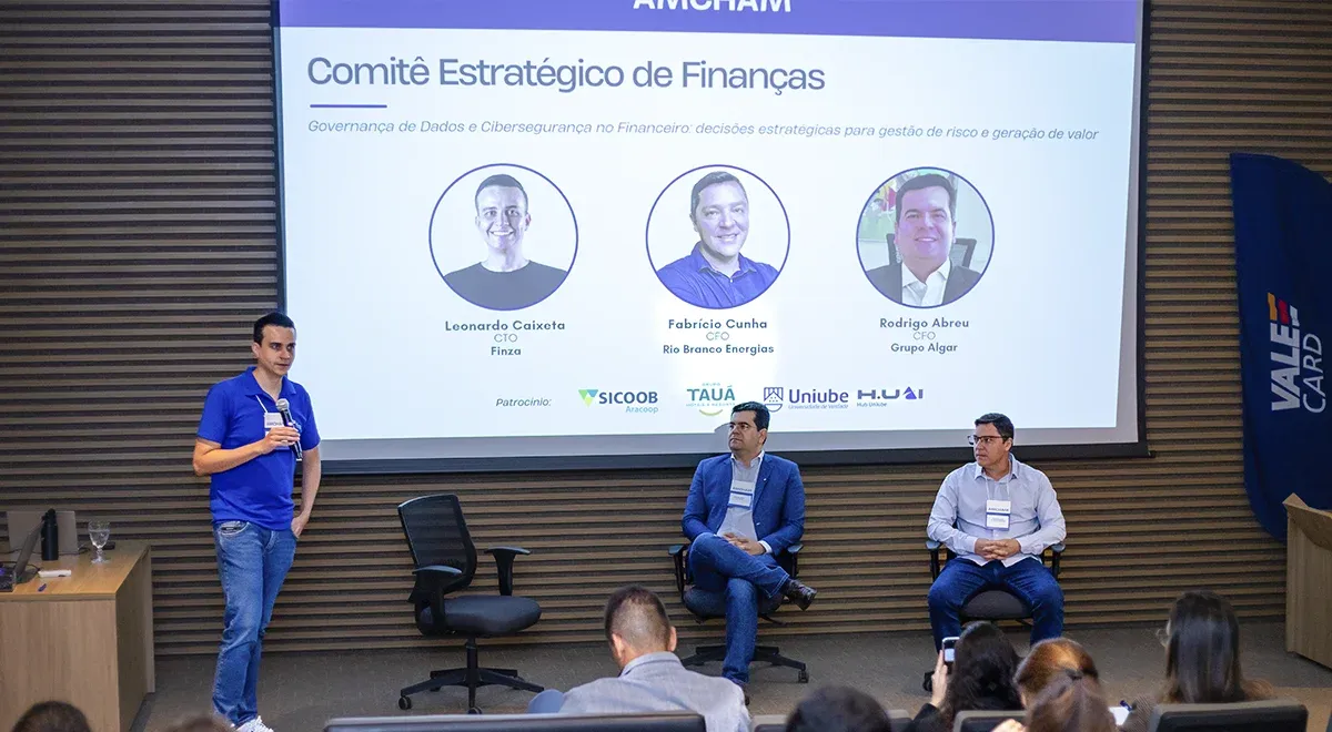 Governança de dados e cibersegurança no financeiro: RübyY presente em mais um evento da AMCHAM Uberlândia